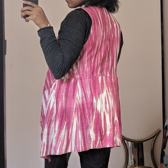 Michael Kors suede tie dye vest - Picture 4 of 7